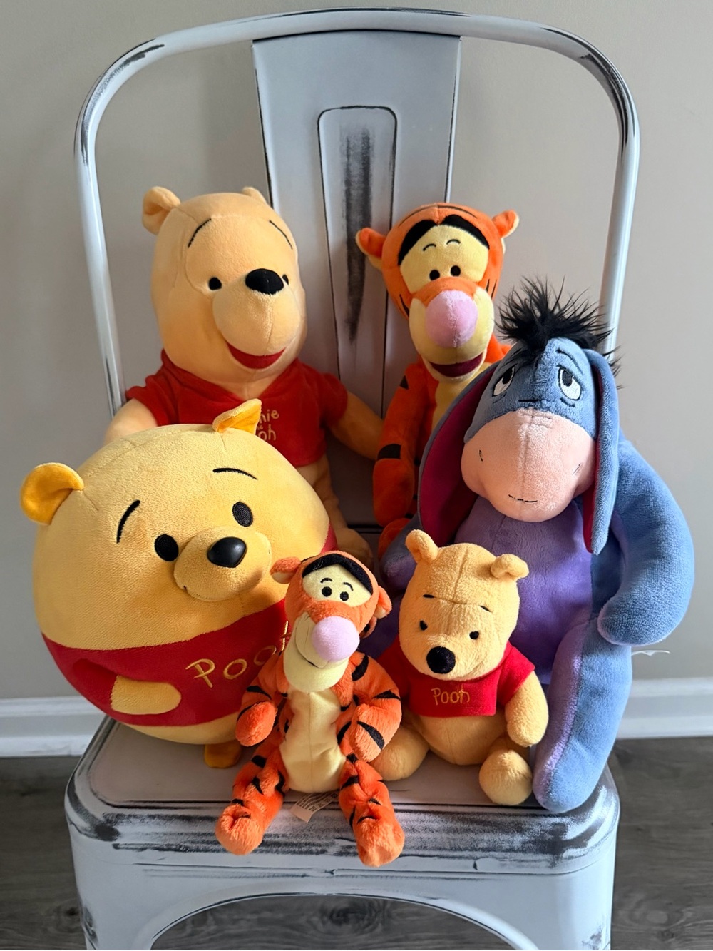Disney Winnie the Pooh & Friends Stuffed Animal Plush Toy Bundle 
Lot of 6